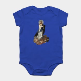 Immaculate Conception Assumption Virgin Mary Esteban Murillo Baby Bodysuit